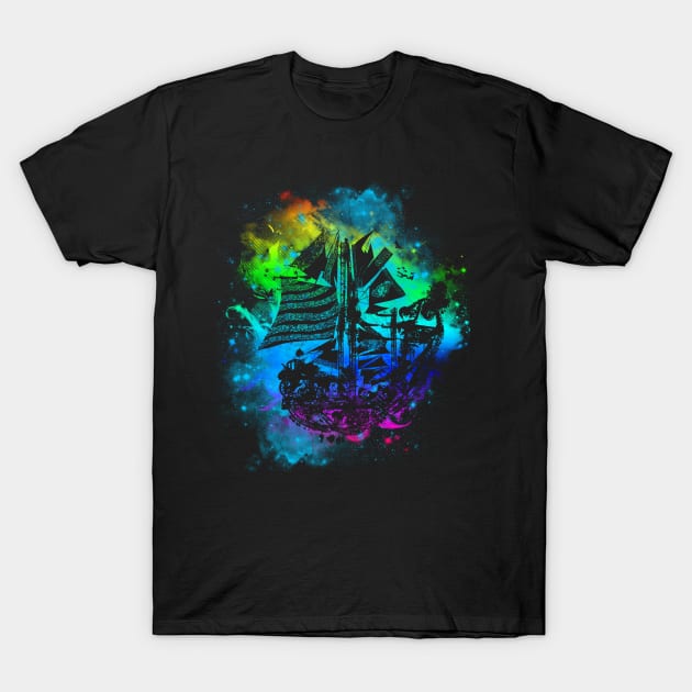 ghost ship T-Shirt by kharmazero